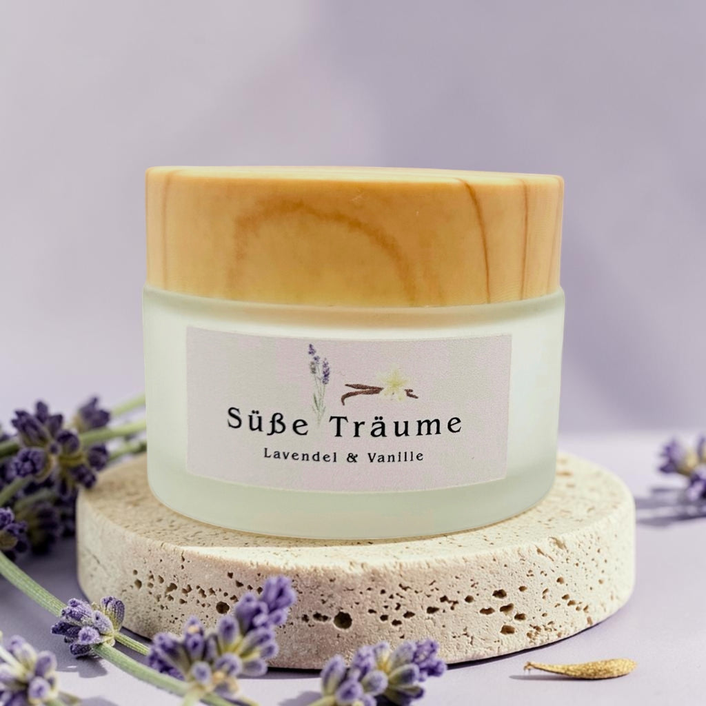 Süße Träume – Gesichtscreme mit Lavendel & Vanille