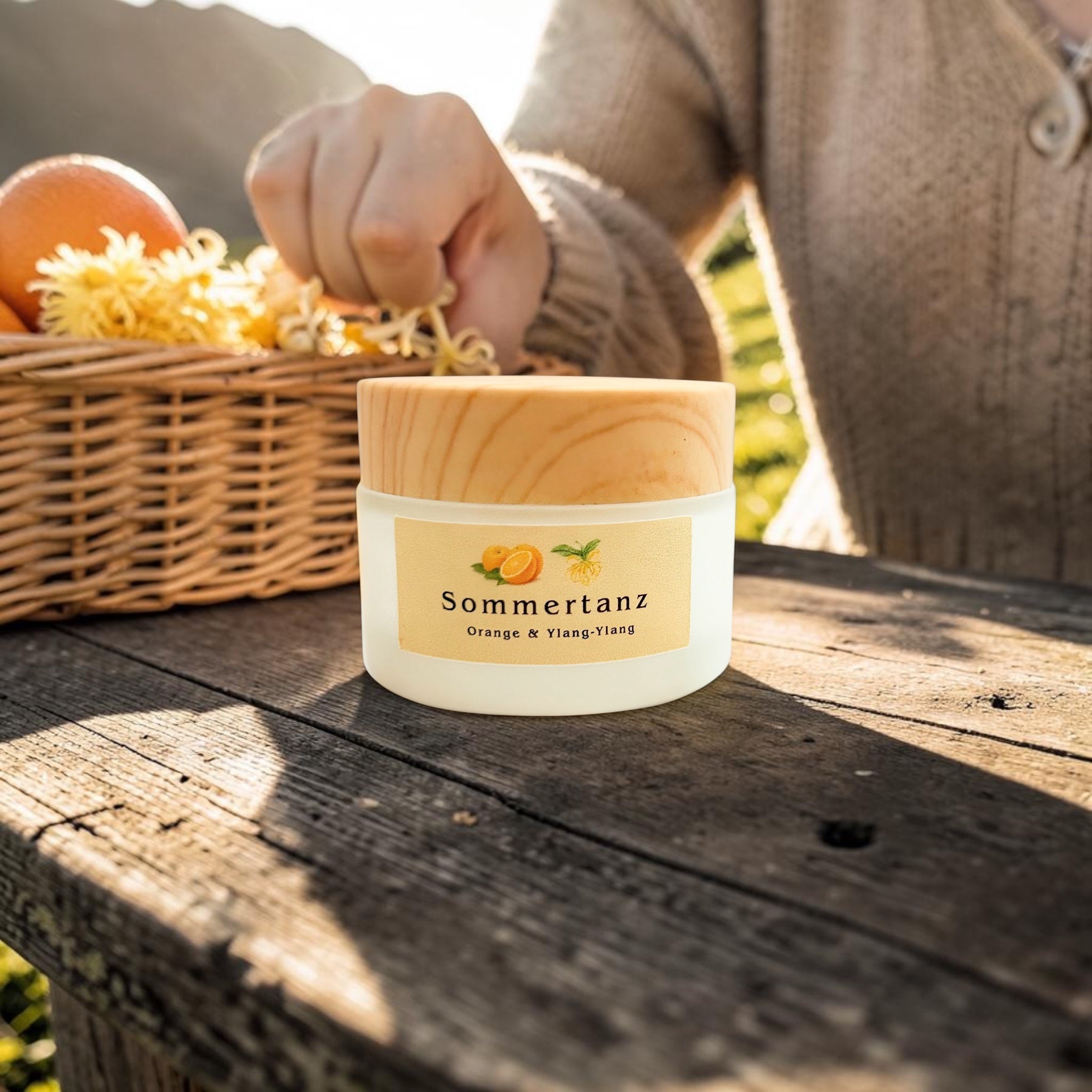 Sommertanz – Gesichtscreme mit Orange & Ylang-Ylang